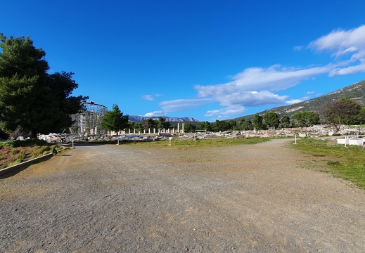 Épidaure - Vue panoramique du site