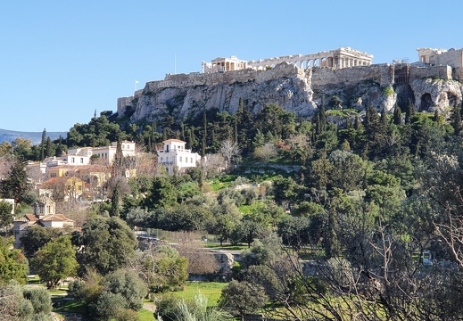 Athènes - L'Acropole - Versant Nord