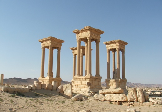Palmyre - Le tétrapyle