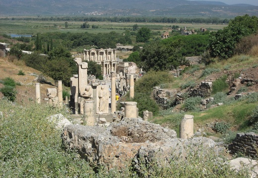 Éphèse - Voie des courètes vers la bibliothèque de Celsus