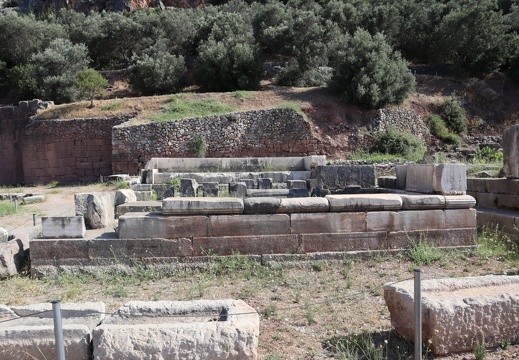 Delphes - Le trésor de Marseille du sanctuaire d'Athéna