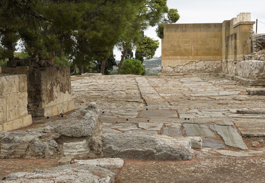 Knossos - La cour Ouest