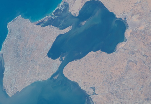Le voyage d'Ulysse - L'île de Djerba (vue satellite)