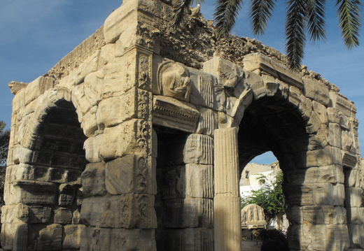 Oea-Tripoli - L'arc de triomphe - Détail