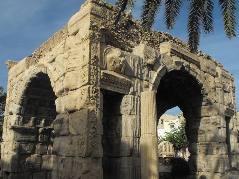 Oea-Tripoli, l'arc de triomphe,  détail.JPG