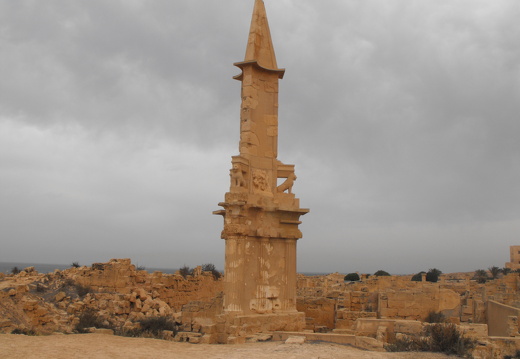 Sabratha - Le mausolée de Bès