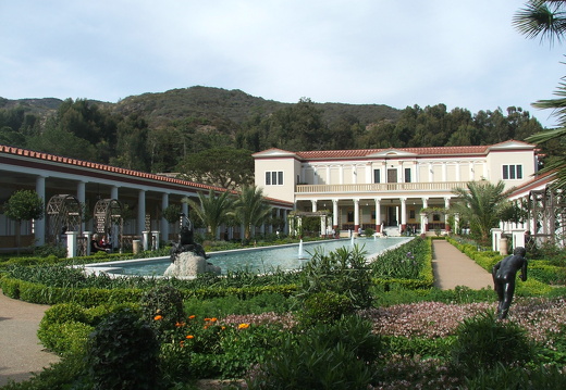 Villa Getty - Le péristyle extérieur