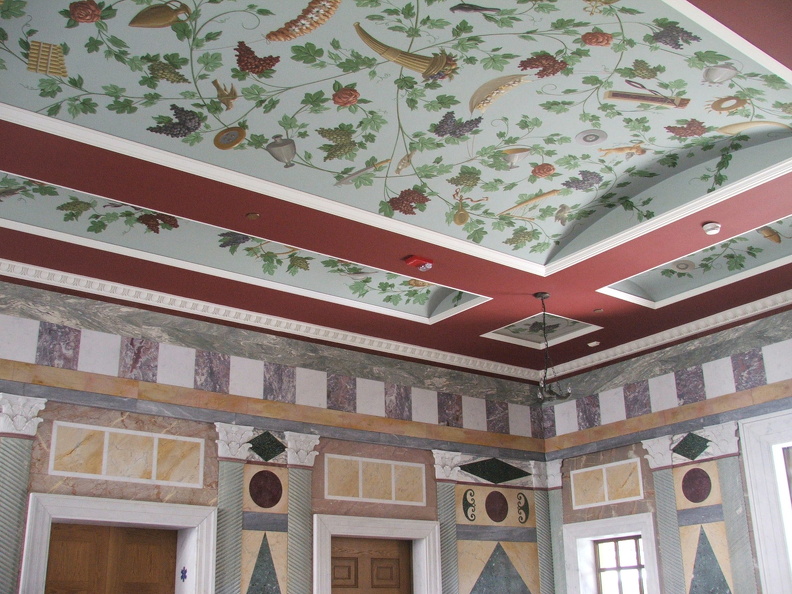 Villa Getty, plafond du triclinium.JPG