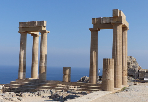Lindos - Aile de la stoa dorique