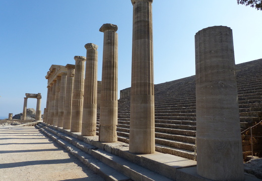 Lindos - Stoa hellénistique