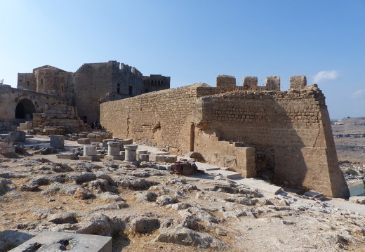 Lindos - Vestiges d'un temple romain