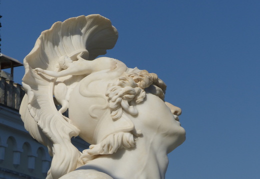 Achilleion de Corfou - Statue d'Achille mourant (détail)