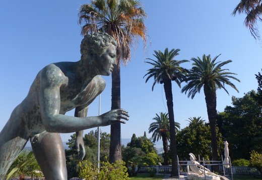 Achilleion de Corfou - Statue d'athlète