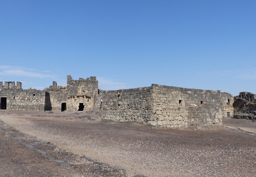 Qasr al-Azraq, la cour intérieure du fort