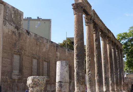 Amman, colonnade du forum