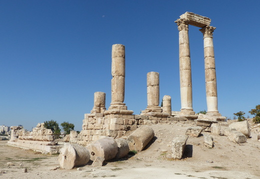 Amman, le temple d’Hercule et son podium