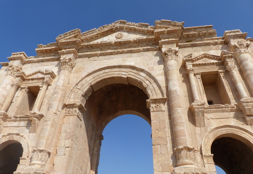 Jerash, l’arc d’Hadrien