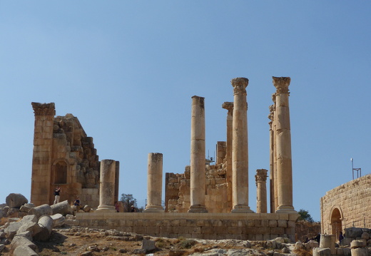 Jerash, le temple de Zeus Olympien