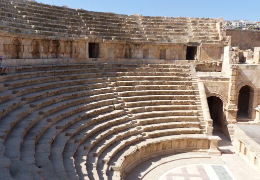 Jerash, cauea du théâtre nord
