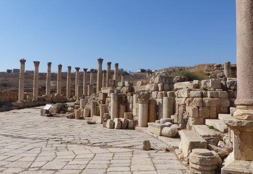 Jerash, le macellum (marché)