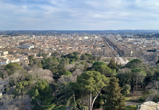 Nîmes vue de la Tour Magne