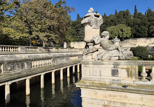 Nîmes, les Jardins de la Fontaine