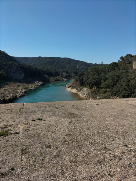 Pont du Gard, le Gardon vu du Pont du Gard.jpg