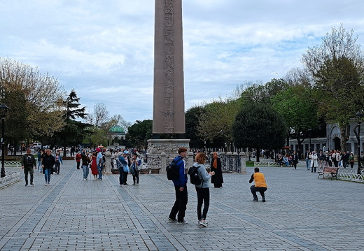 Istanbul, l'obélisque de Théodose