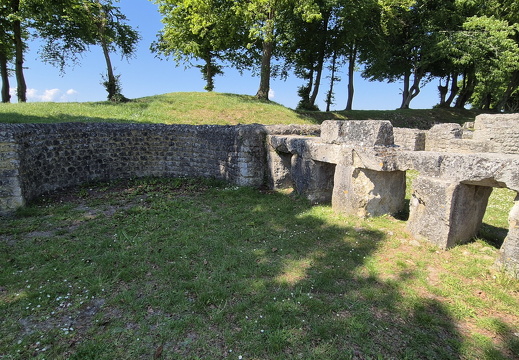 Champlieu, le caldarium des thermes