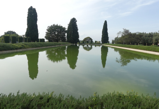 Tivoli, villa d'Hadrien, le Pœcile