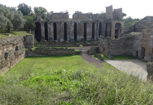 Tivoli, villa d'Hadrien, prætorium 