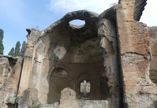 Tivoli, villa d'Hadrien, les Grands Thermes