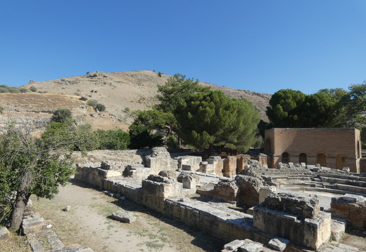 Crète, Gortyne vue sur l'acropole