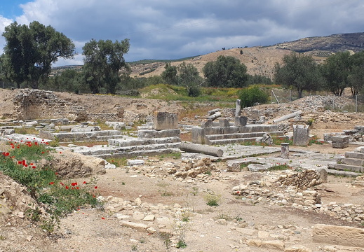 Crète, Gortyne, temple d'Apollon pythien